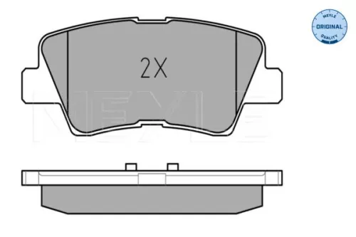 MEYLE Brake Pad Set, disc brake (0252493415/W)