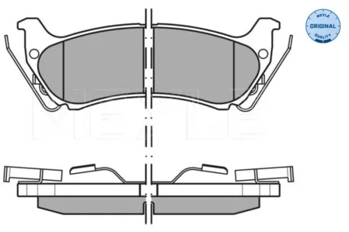 MEYLE Brake Pad Set, disc brake (0252319017/W)