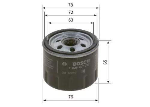 BOSCH Oil Filter (F026407022)