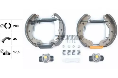 TEXTAR Brake Shoe Set (84044903)