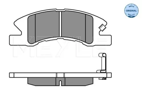 MEYLE Brake Pad Set, disc brake (0252422914/W)