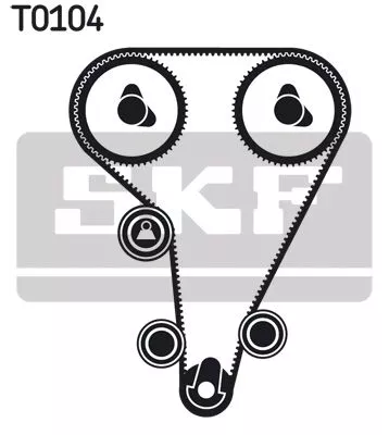 SKF Water Pump & Timing Belt Kit (VKMC04212)