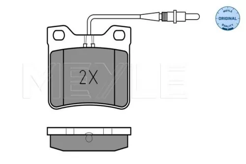 MEYLE Brake Pad Set, disc brake (0252190417/W)