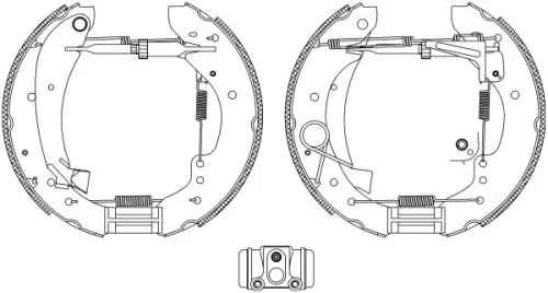 TEXTAR Brake Shoe Set (84047901)