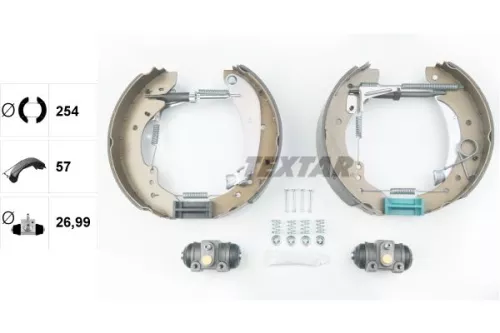 TEXTAR Brake Shoe Set (84047901)