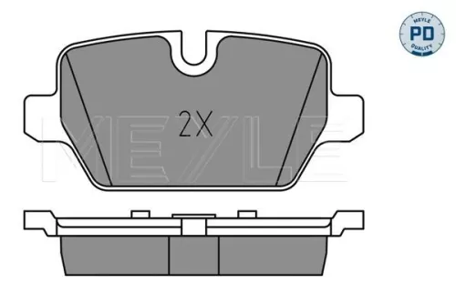 MEYLE Brake Pad Set, disc brake (0252362316/PD)