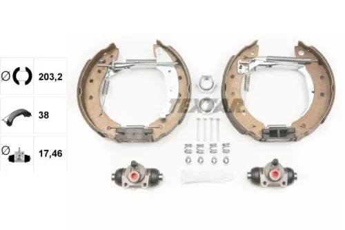 TEXTAR Brake Shoe Set (84048002)