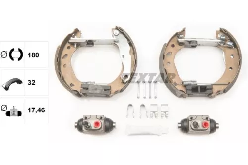 TEXTAR Brake Shoe Set (84048800)