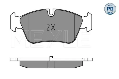 MEYLE Brake Pad Set, disc brake (0252393517/PD)