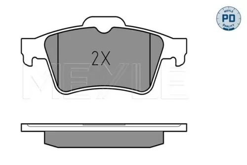 MEYLE Brake Pad Set, disc brake (0252348216/PD)