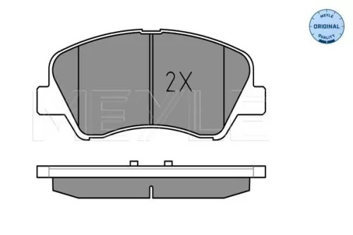 MEYLE Brake Pad Set, disc brake (0252534818)