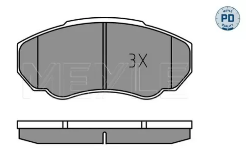 MEYLE Brake Pad Set, disc brake (0252391719/PD)