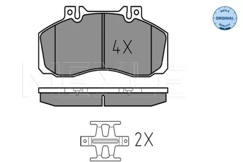 MEYLE Brake Pad Set, disc brake (0252983521)