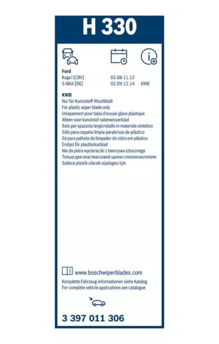 BOSCH Wiper Blade (3397011306)