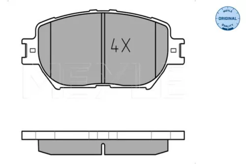 MEYLE Brake Pad Set, disc brake (0252392817)