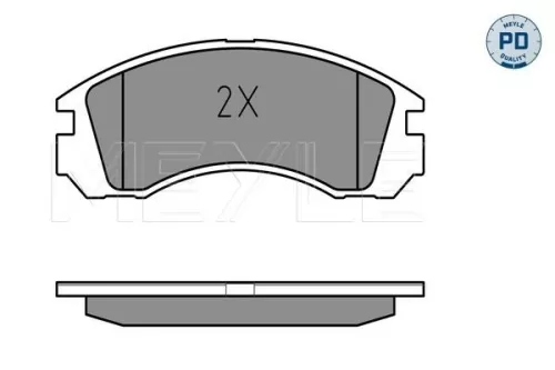 MEYLE Brake Pad Set, disc brake (0252136315/PD)