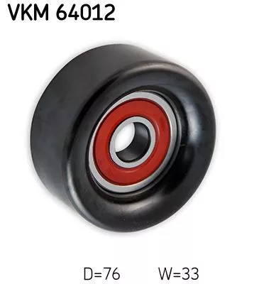 Deflection/Guide Pulley, V-ribbed belt