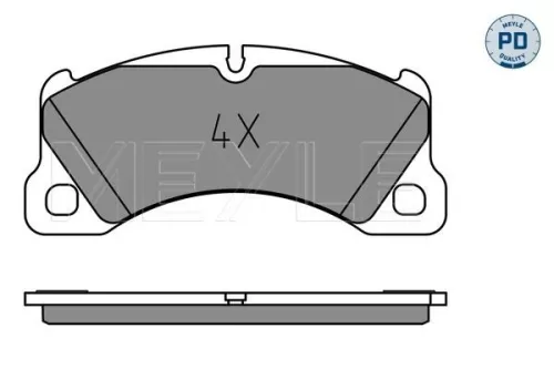 MEYLE Brake Pad Set, disc brake (0252500717/PD)