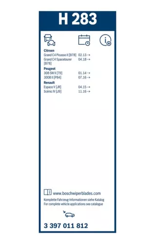 BOSCH Wiper Blade (3397011812)