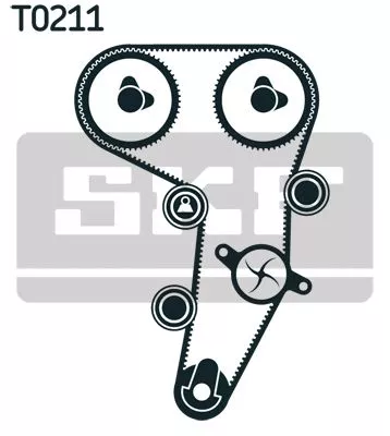 SKF Water Pump & Timing Belt Kit (VKMC01259-1)