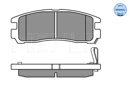 MEYLE Brake Pad Set, disc brake (0252170615/W)