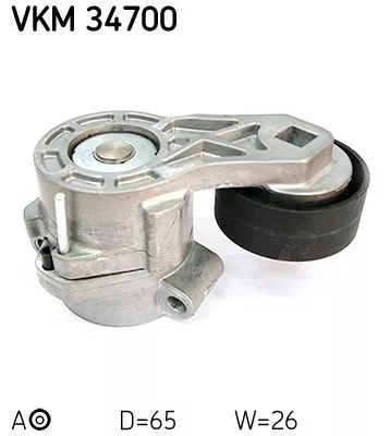SKF Belt Tensioner, V-ribbed belt (VKM34700)