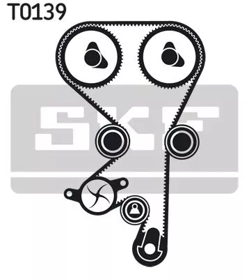 SKF Water Pump & Timing Belt Kit (VKMC05142)