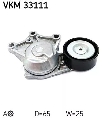 SKF Belt Tensioner, V-ribbed belt (VKM33111)