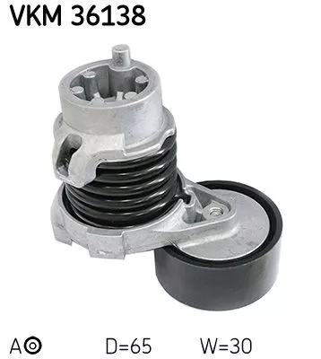 SKF Belt Tensioner, V-ribbed belt (VKM36138)