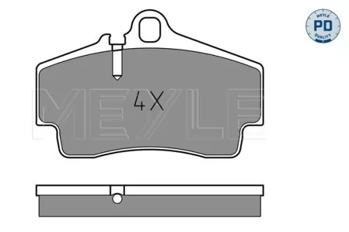 MEYLE Brake Pad Set, disc brake (0252179216/PD)