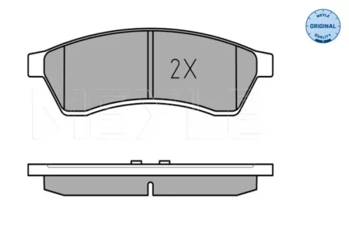 MEYLE Brake Pad Set, disc brake (0252474414/W)