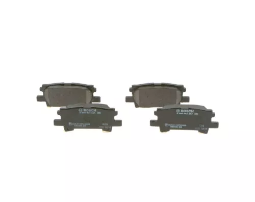 BOSCH Brake Pad Set, disc brake (0986494224)