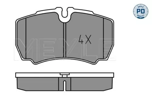 MEYLE Brake Pad Set, disc brake (0252912320/PD)