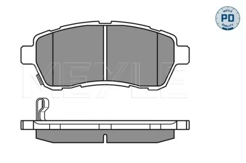 MEYLE Brake Pad Set, disc brake (0252428316/PD)