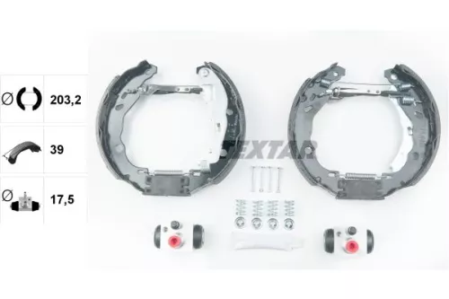 TEXTAR Brake Shoe Set (84060200)