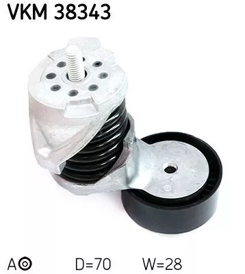 SKF Belt Tensioner, V-ribbed belt (VKM38343)