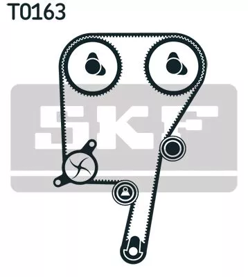 SKF Water Pump & Timing Belt Kit (VKMC06038)