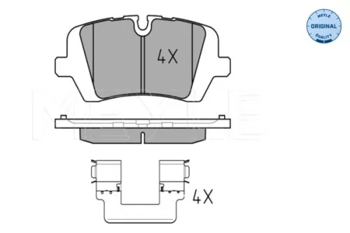 MEYLE Brake Pad Set, disc brake (0252572016)