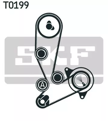 SKF Water Pump & Timing Belt Kit (VKMC02390)