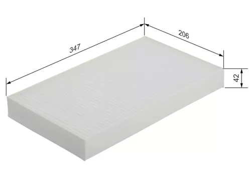 BOSCH Filter, cabin air (1987432195)