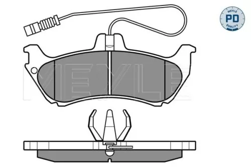 MEYLE Brake Pad Set, disc brake (0252319017/PD)