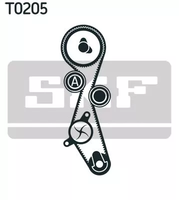 SKF Water Pump & Timing Belt Kit (VKMC03205)