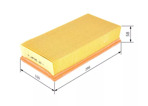 BOSCH Air Filter (1457433067)