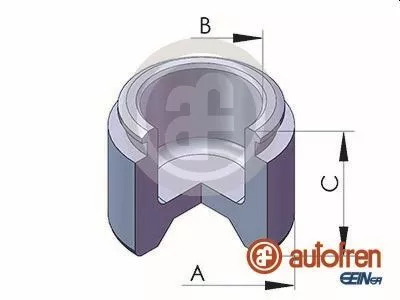 Piston, brake caliper