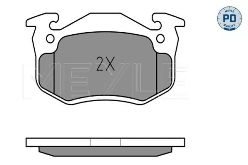 MEYLE Brake Pad Set, disc brake (0252097311/PD)