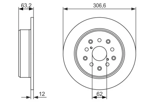 BOSCH Brake Disc (0986479339)