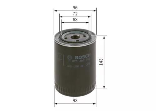 BOSCH Oil Filter (F026407053)