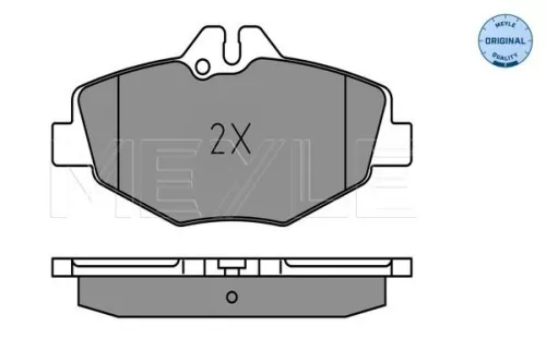 MEYLE Brake Pad Set, disc brake (0252374320/W)