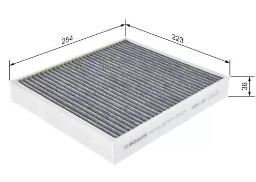 BOSCH Filter, cabin air (1987435502)