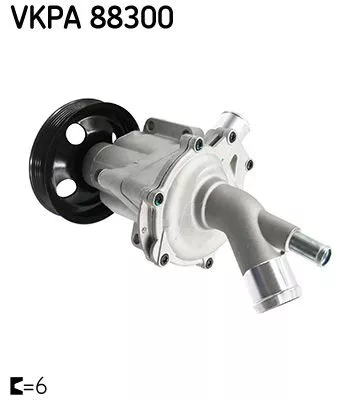SKF Water Pump, engine cooling (VKPA88300)